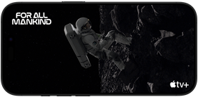 Szene aus der ersten Folge „Roter Mond“ der Apple TV+ Serie „For All Mankind“ auf dem iPhone 16 Pro