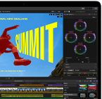 Das MacBook Air zeigt Videoschnitt, um die Fähigkeiten des M5 Chip zu veranschaulichen